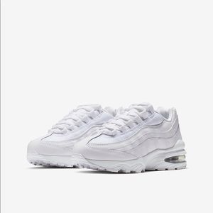 White Preschool Nike Air Max 95 Size 3Y